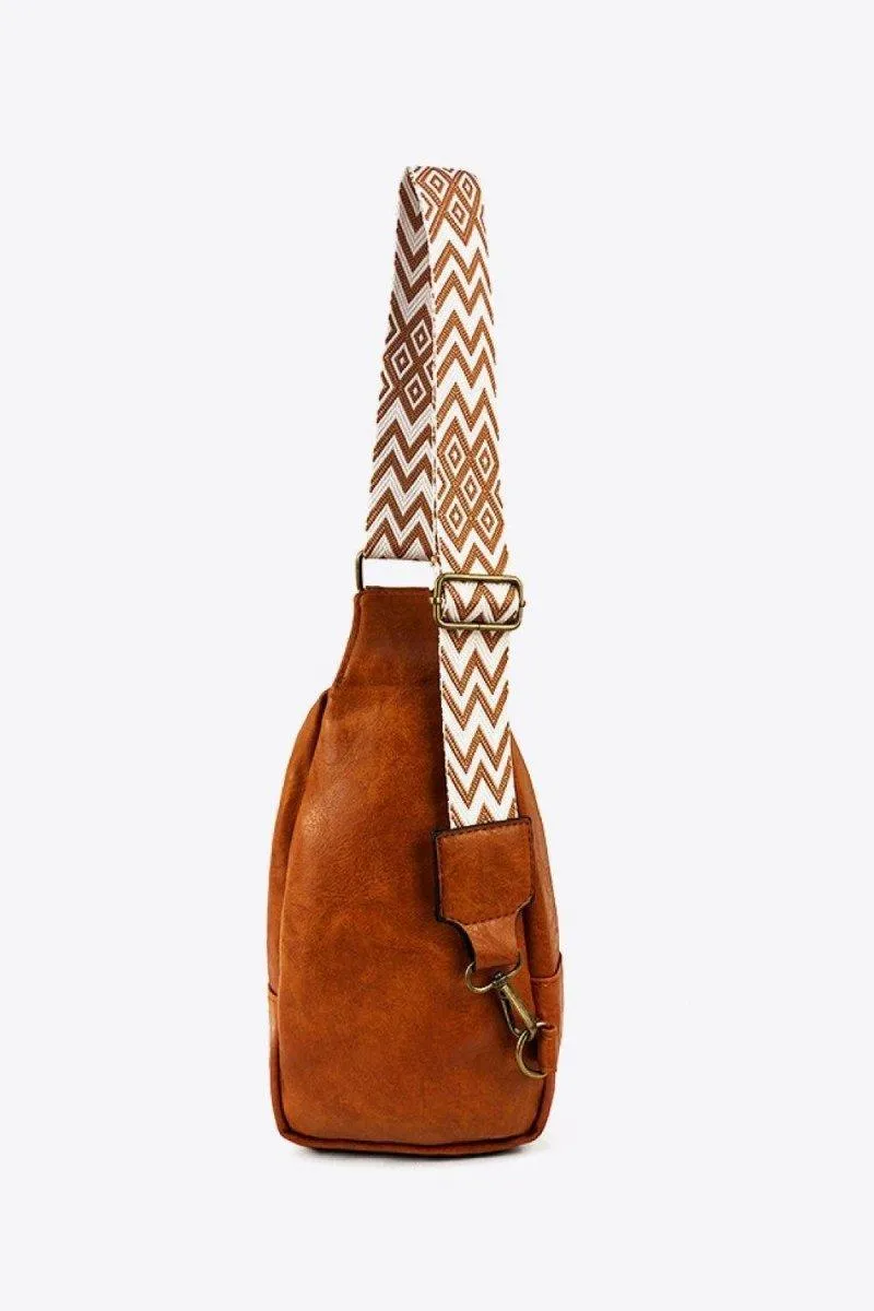 Mindy Leather Sling Cross Body Bag