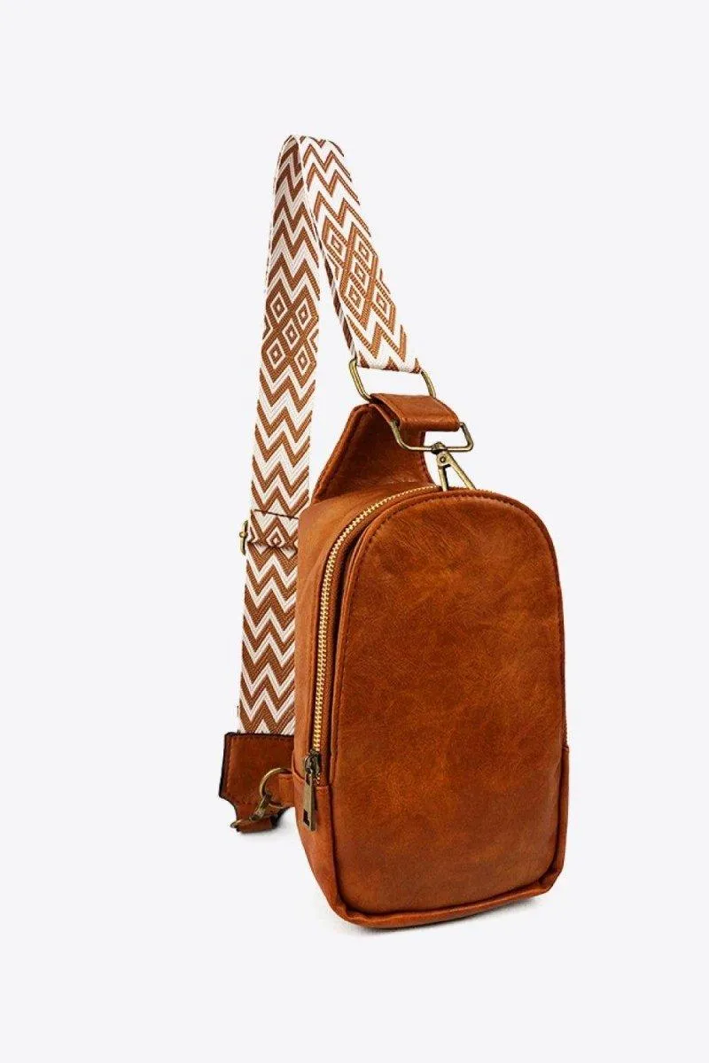 Mindy Leather Sling Cross Body Bag