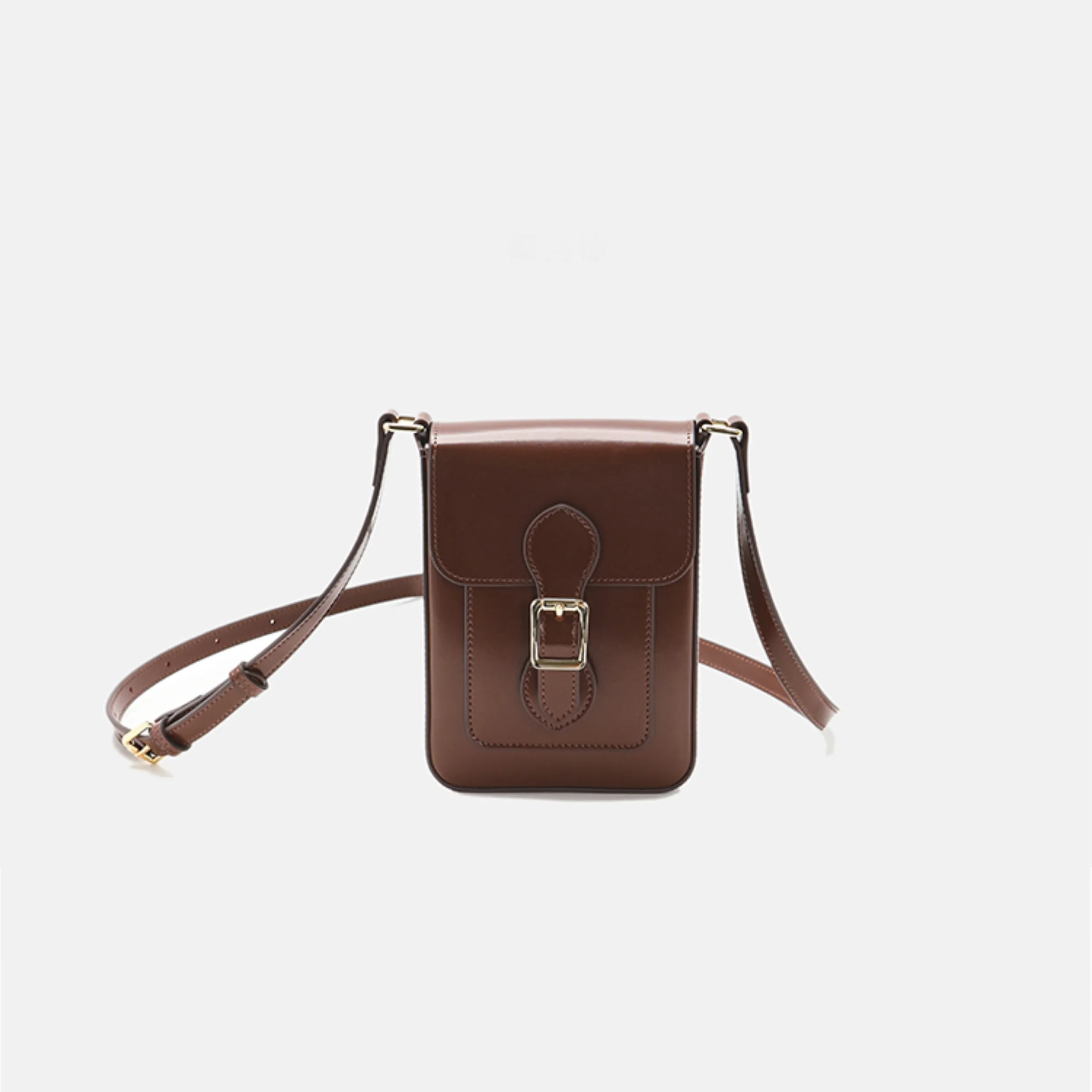 Mini Crossbody Bags For Women Brown Leather Shoulder Purse