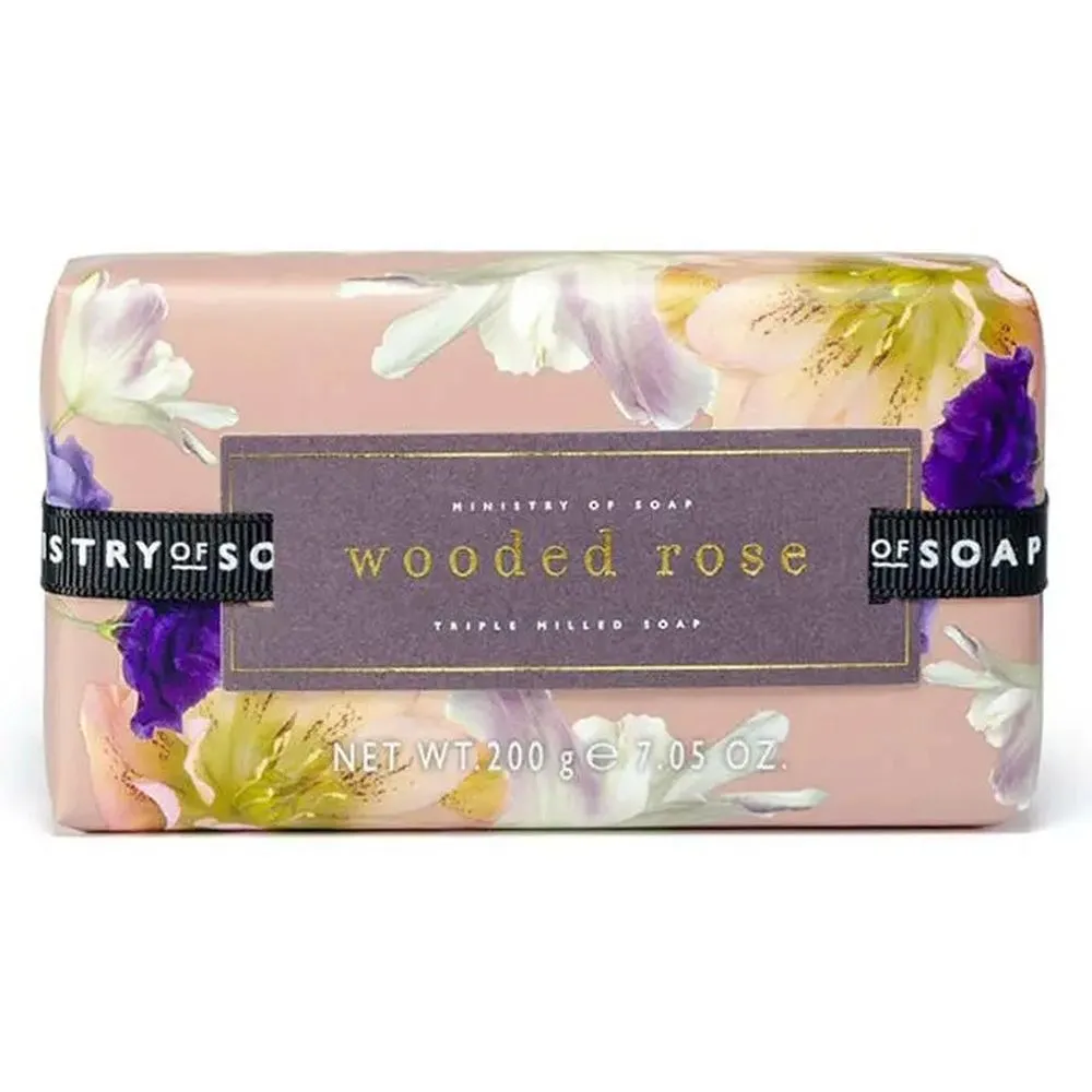 Ministry of Soap 200g Wooded Rose Soap