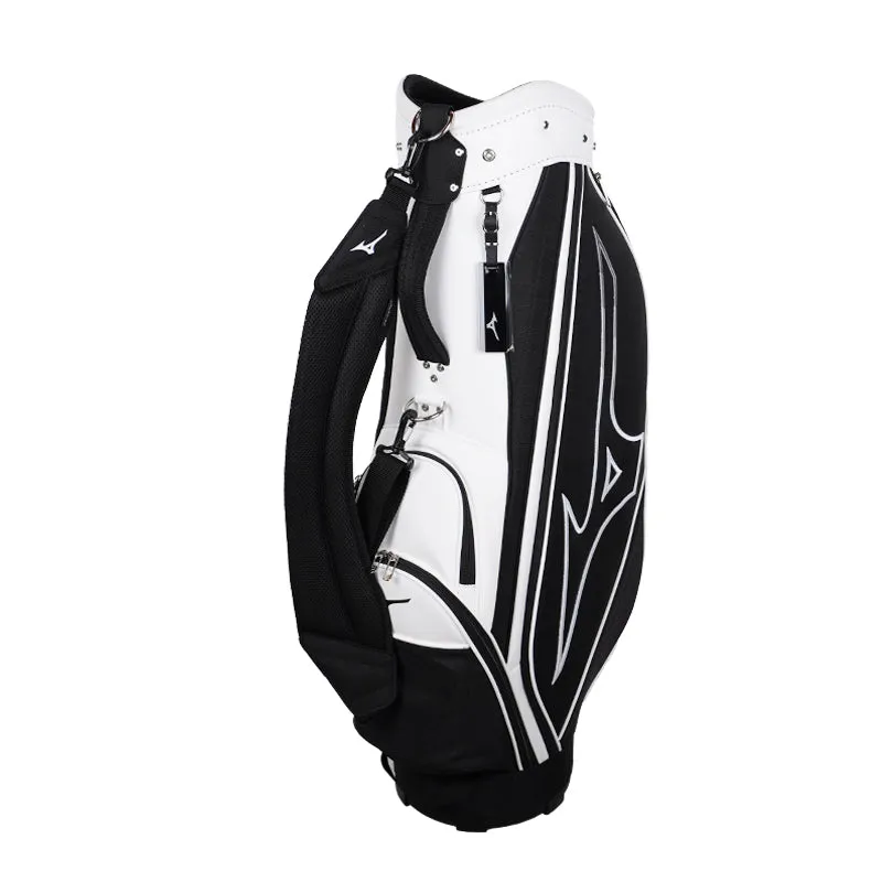 MIZUNO 9" NX 6 Cart Bag (White/Black)