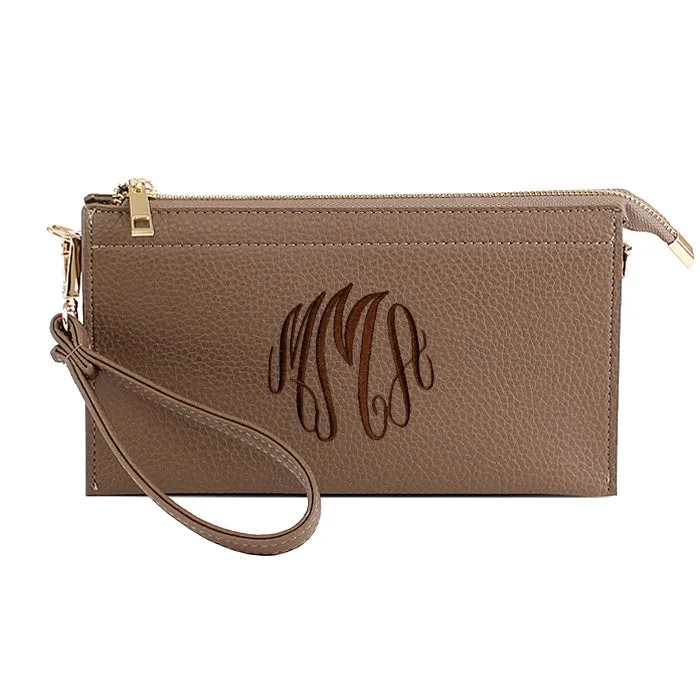 Monogrammable Clutch/Crossbody Bag