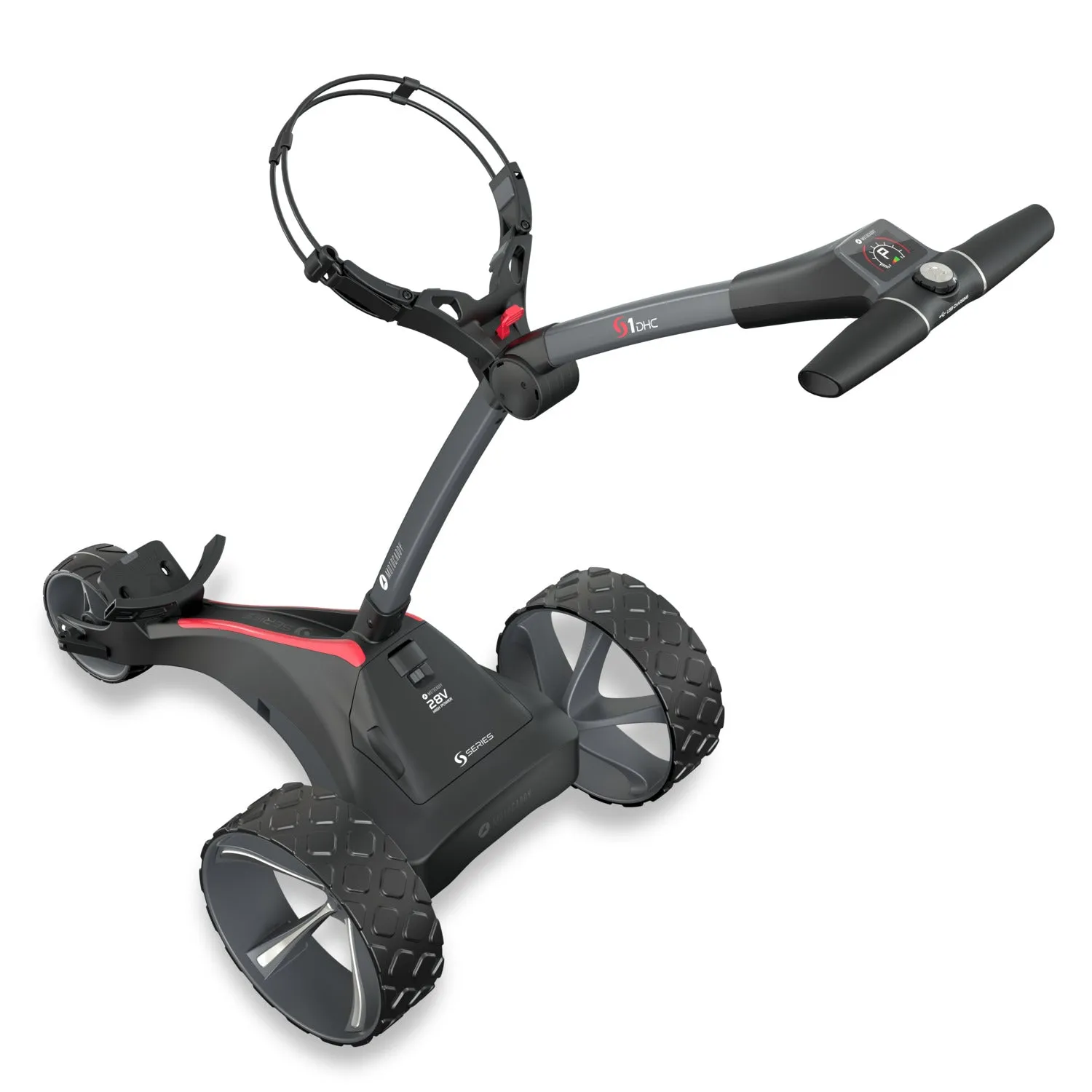 Motocaddy 2024 S1 DHC Electric Golf Trolley | 36 Hole Lithium Battery