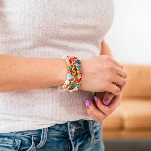 Multi-Color Beaded Bracelet Set