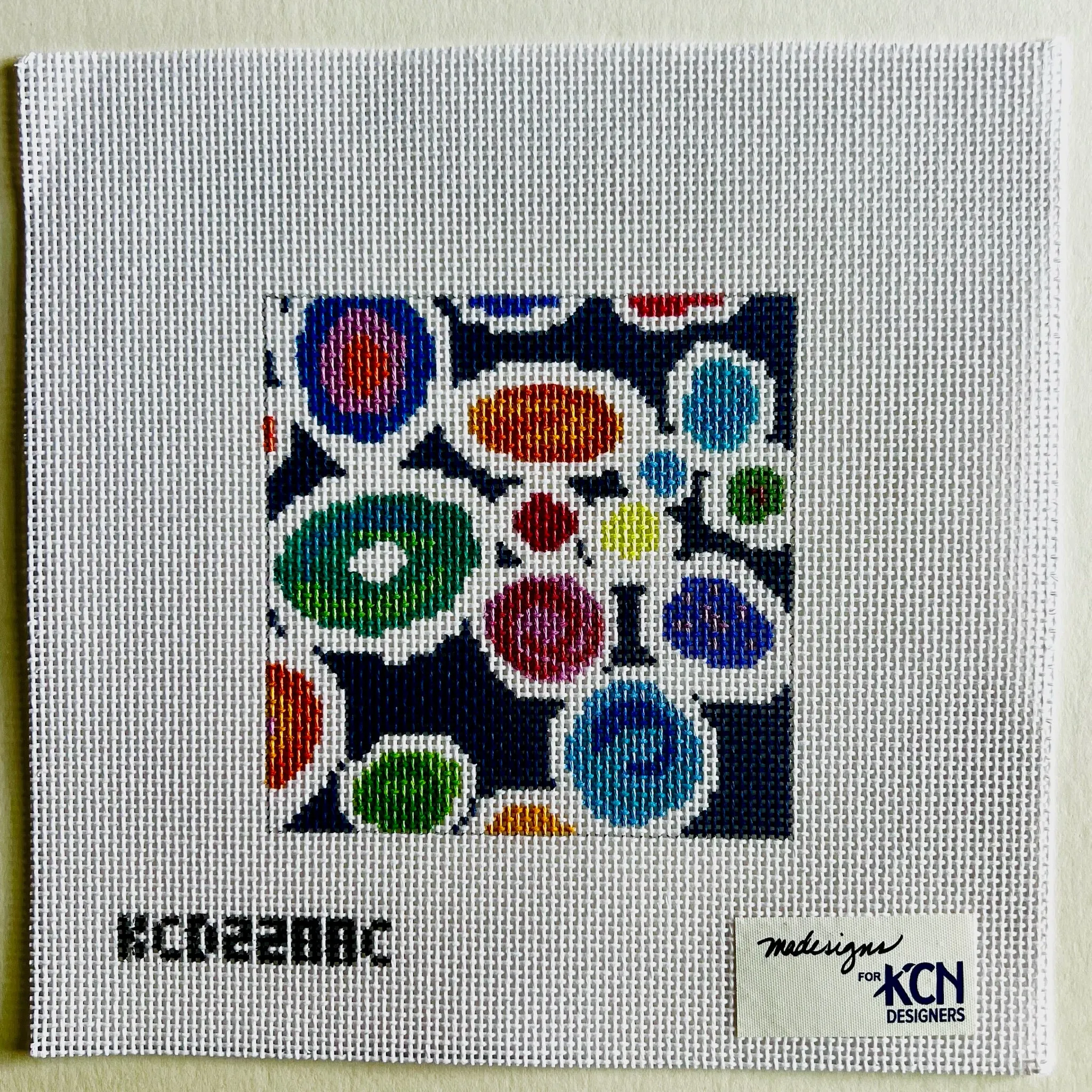 Multi Colored Circles Square