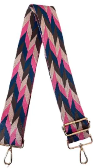 Multi Colored Geometric Pattern Strap