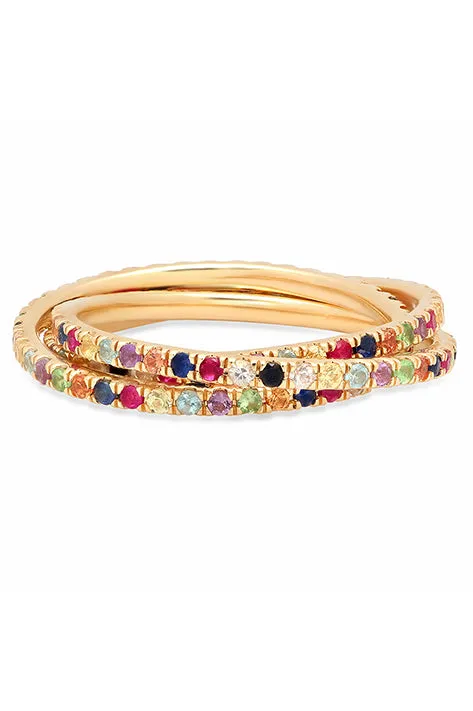 Multi-Colored Interlocking Rings