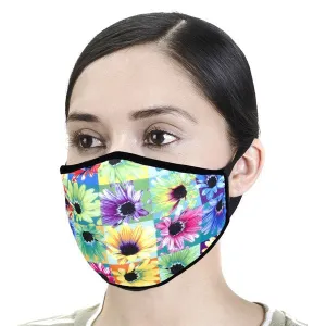 Multi-Colored Sunflowers Face Mask