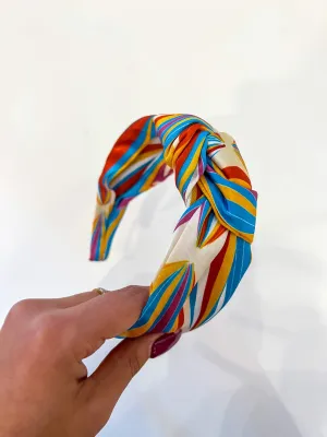 Multi Striped Knotted Headband