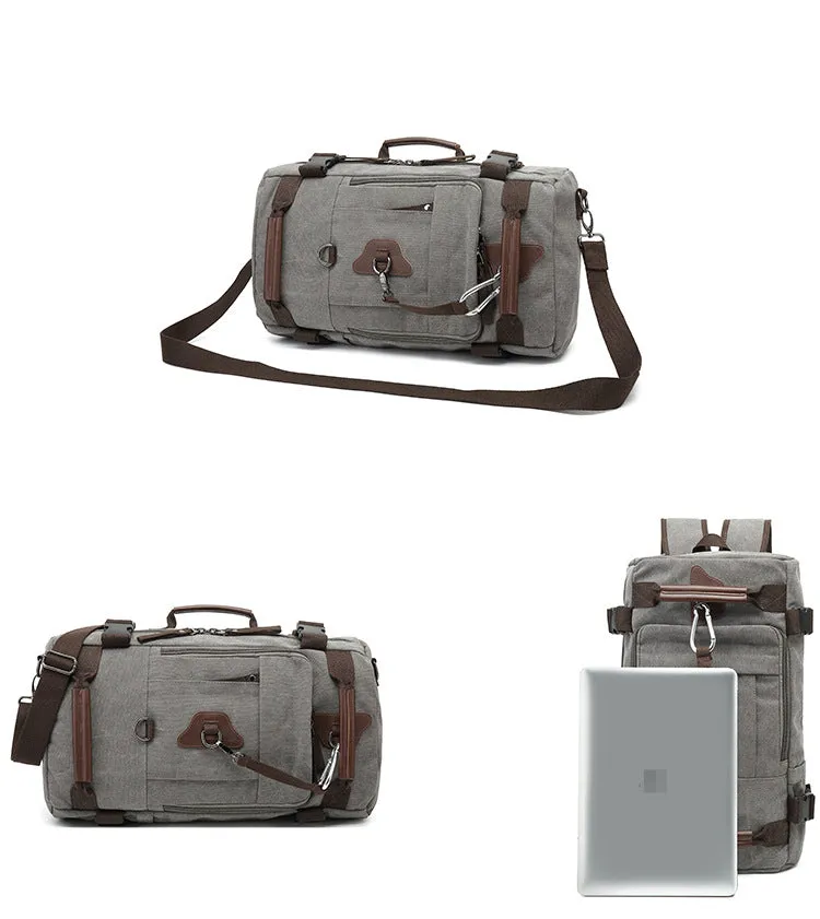 Multifunctional 3 In 1 Water Resistent Canvas Bags for Outdoor Y915