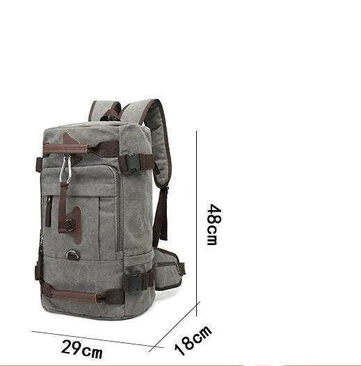 Multifunctional 3 In 1 Water Resistent Canvas Bags for Outdoor Y915