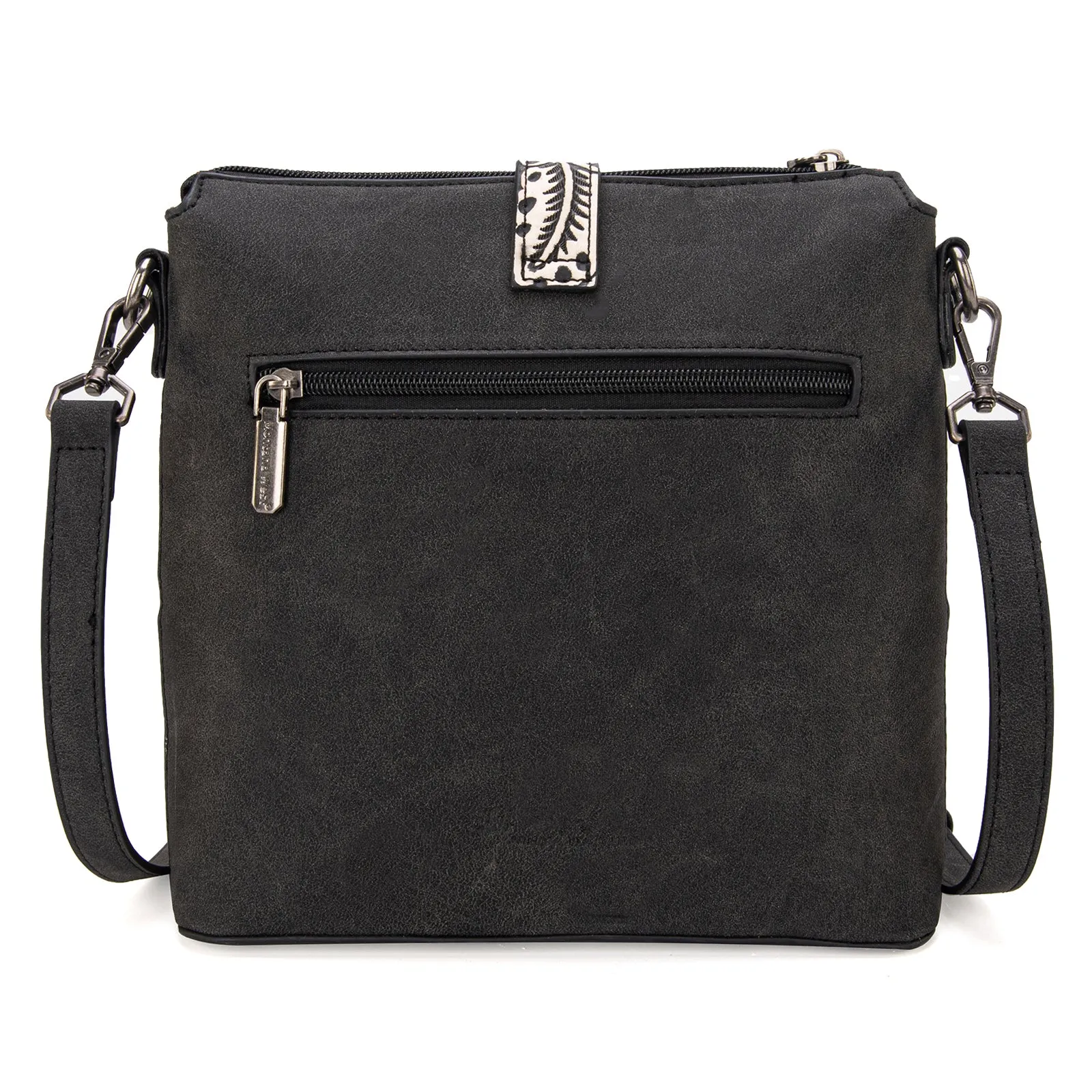 MW1282-8360  Montana West Buckle Collection Crossbody Bag