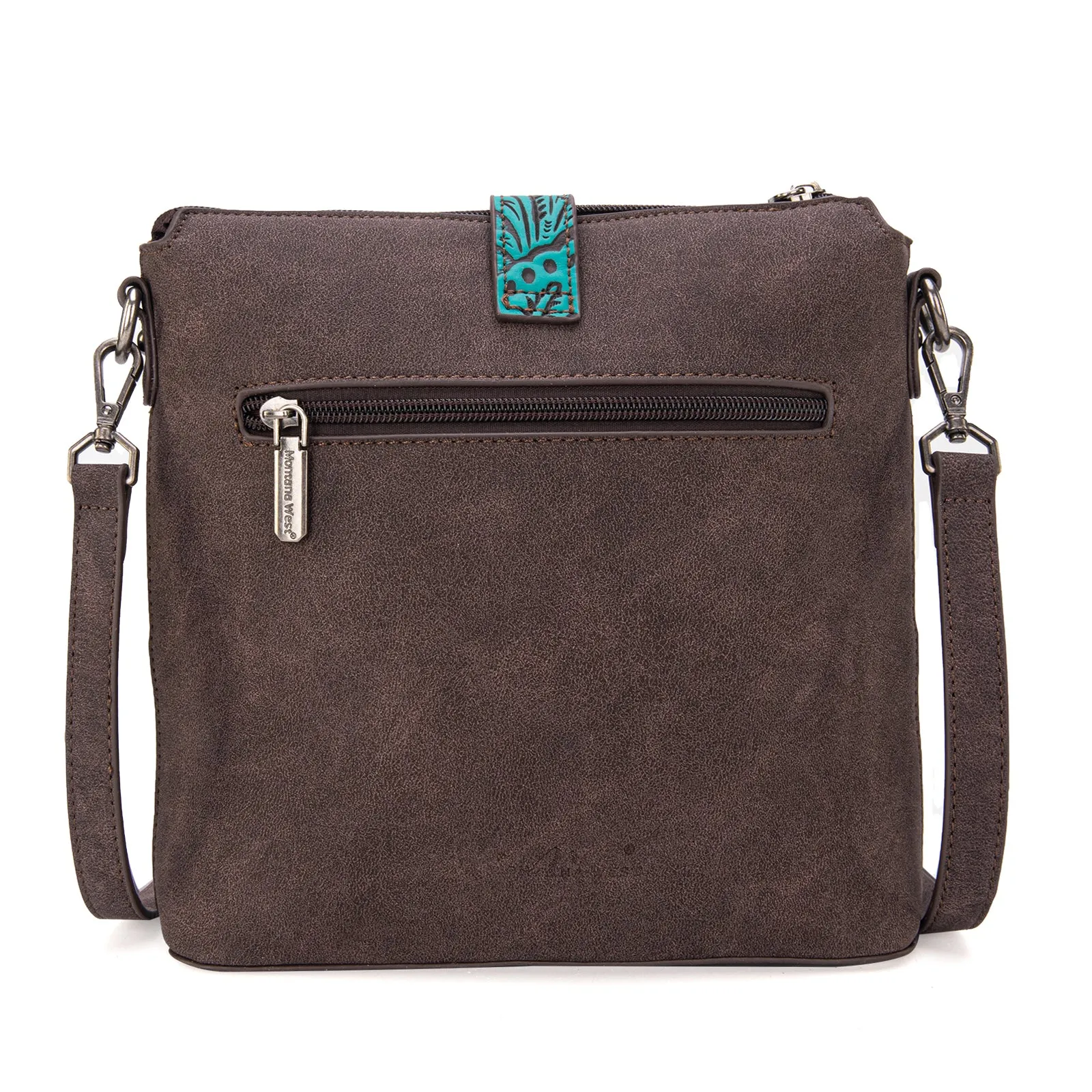 MW1282-8360  Montana West Buckle Collection Crossbody Bag