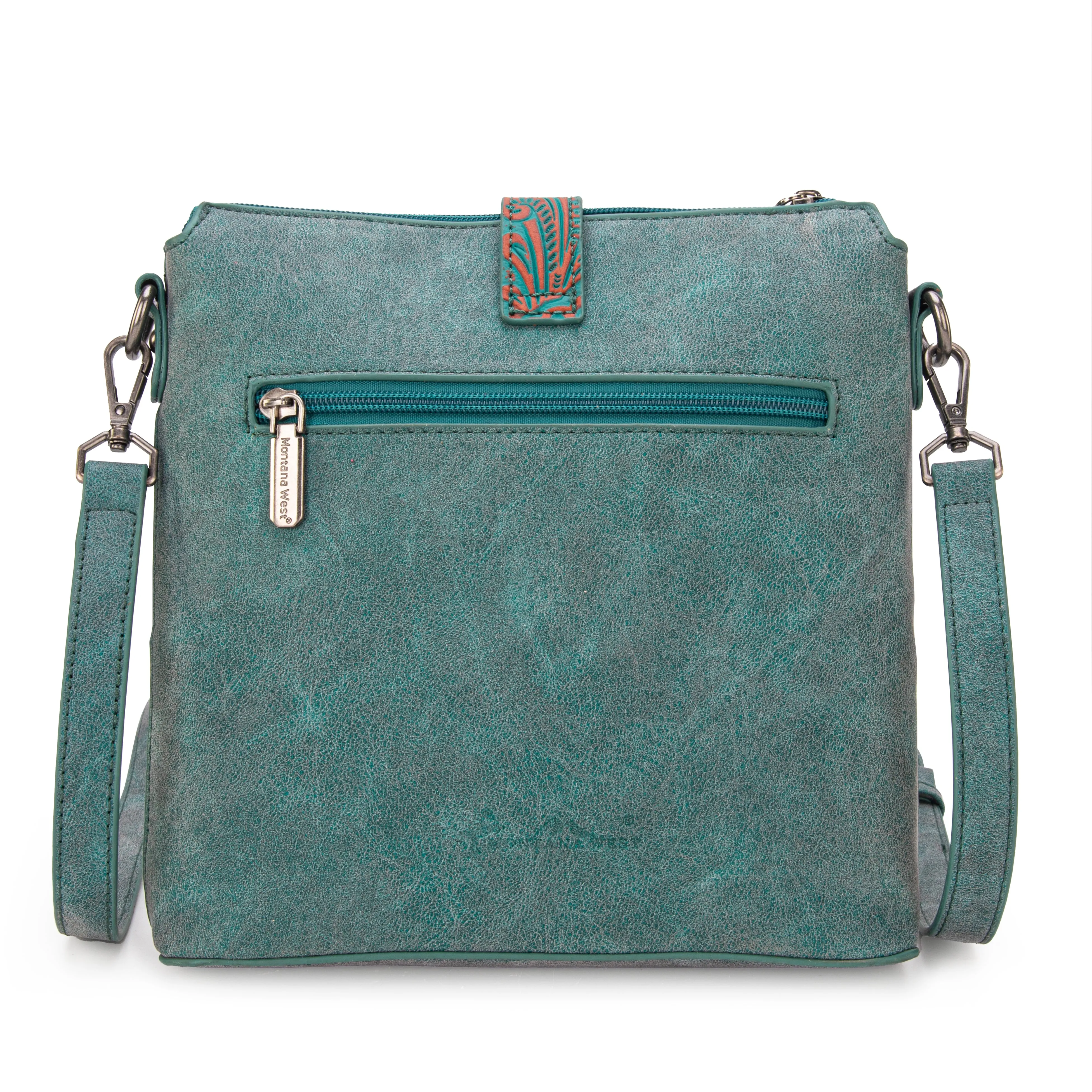 MW1282-8360  Montana West Buckle Collection Crossbody Bag