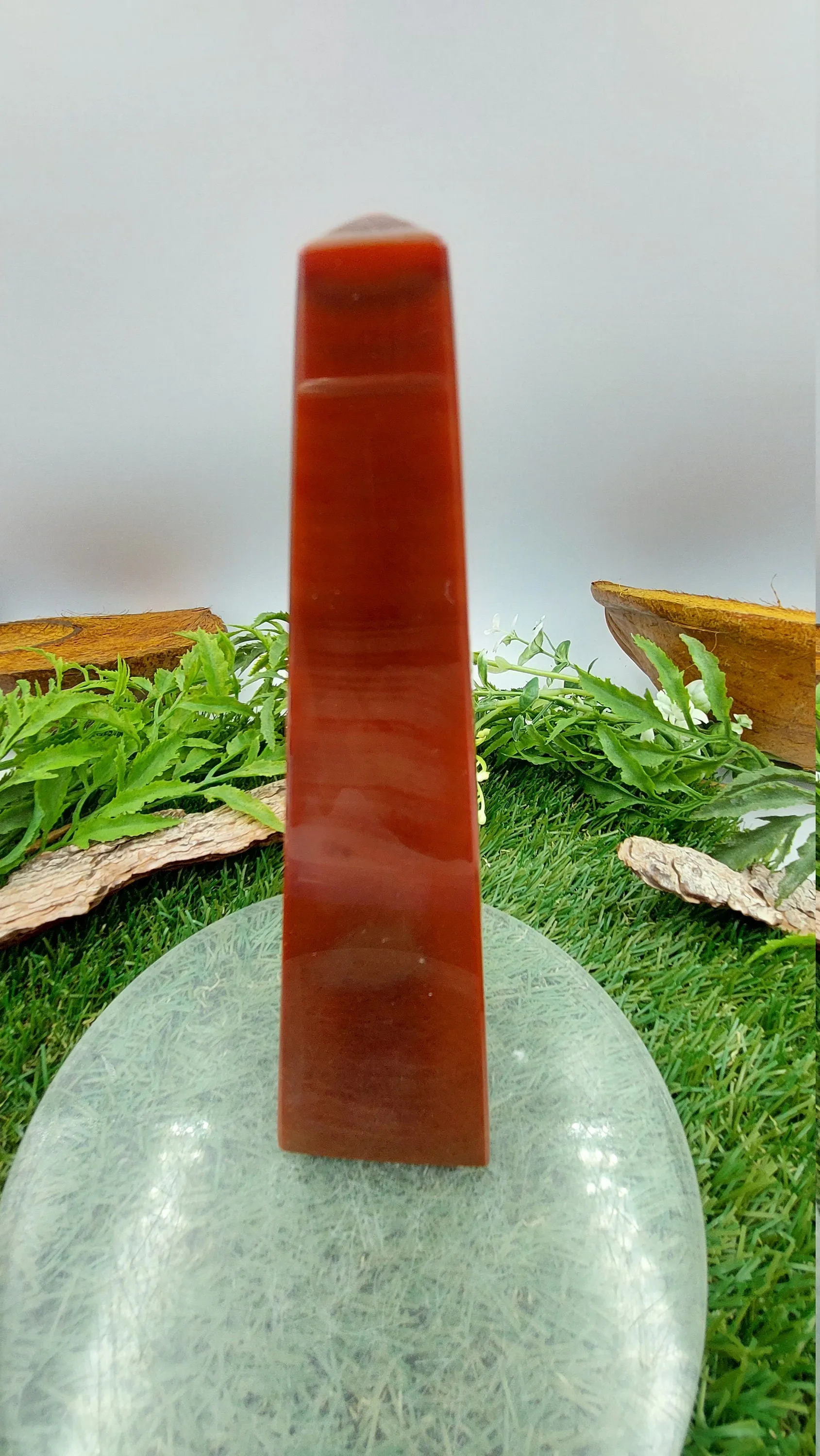 Natural Agate Point Tower / Obelisk / Point Wand Healing Crystal