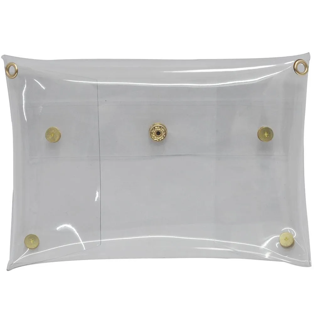 NGIL Clear Stadium Clutch Bag