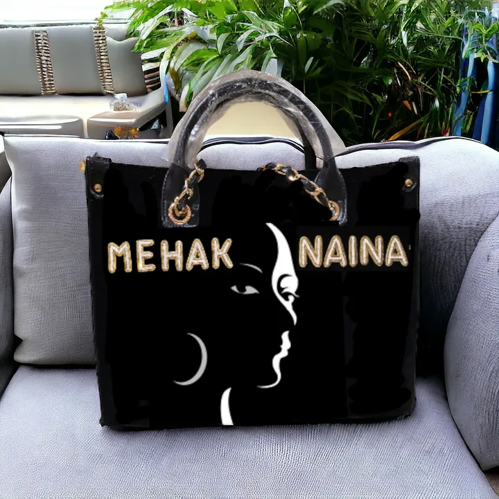 Nivel Customized Name and Print Tote Bag for Women