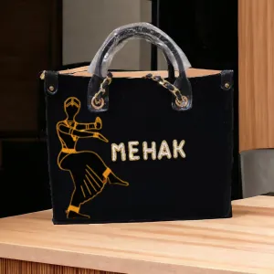 Nivel Customized Name and Print Tote Bag for Women