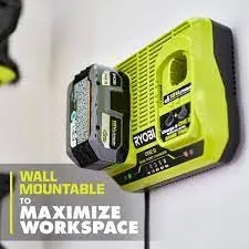 Open Box -  RYOBI 18V ONE  Dual Port 4-Amp Parallel Charger (Tool-Only)