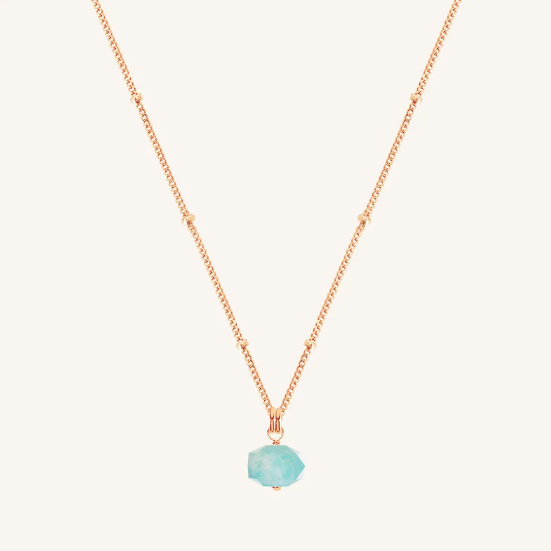 Opulent Amazonite Necklace - Stone of Courage