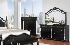 Opulent Black Dresser