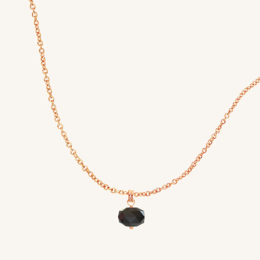 Opulent Black Spinel Necklace - Stone of Energy