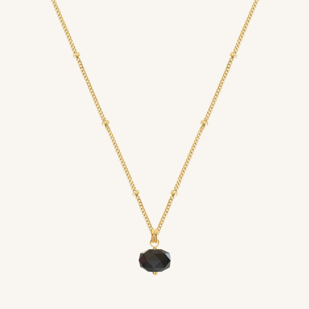 Opulent Black Spinel Necklace - Stone of Energy