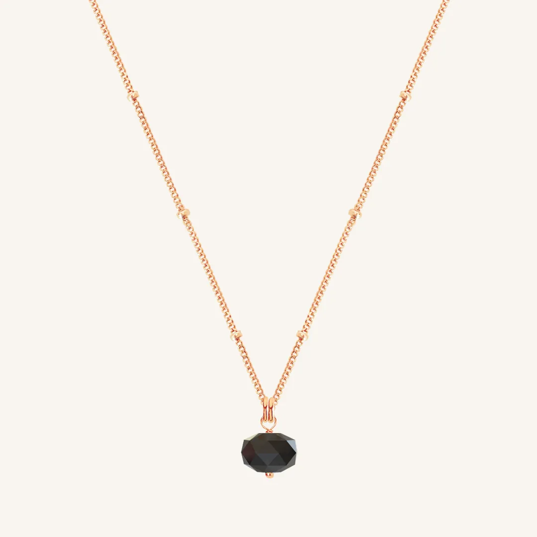 Opulent Black Spinel Necklace - Stone of Energy