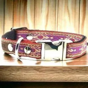 Opulent Paws Personalised Cotton Couture Dog Collar