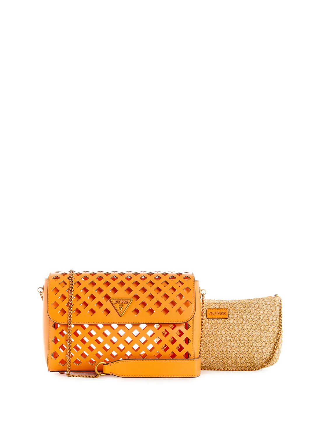 Orange Aqua Crossbody Bag