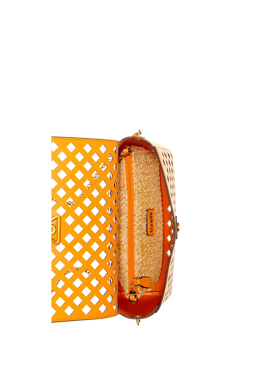 Orange Aqua Crossbody Bag