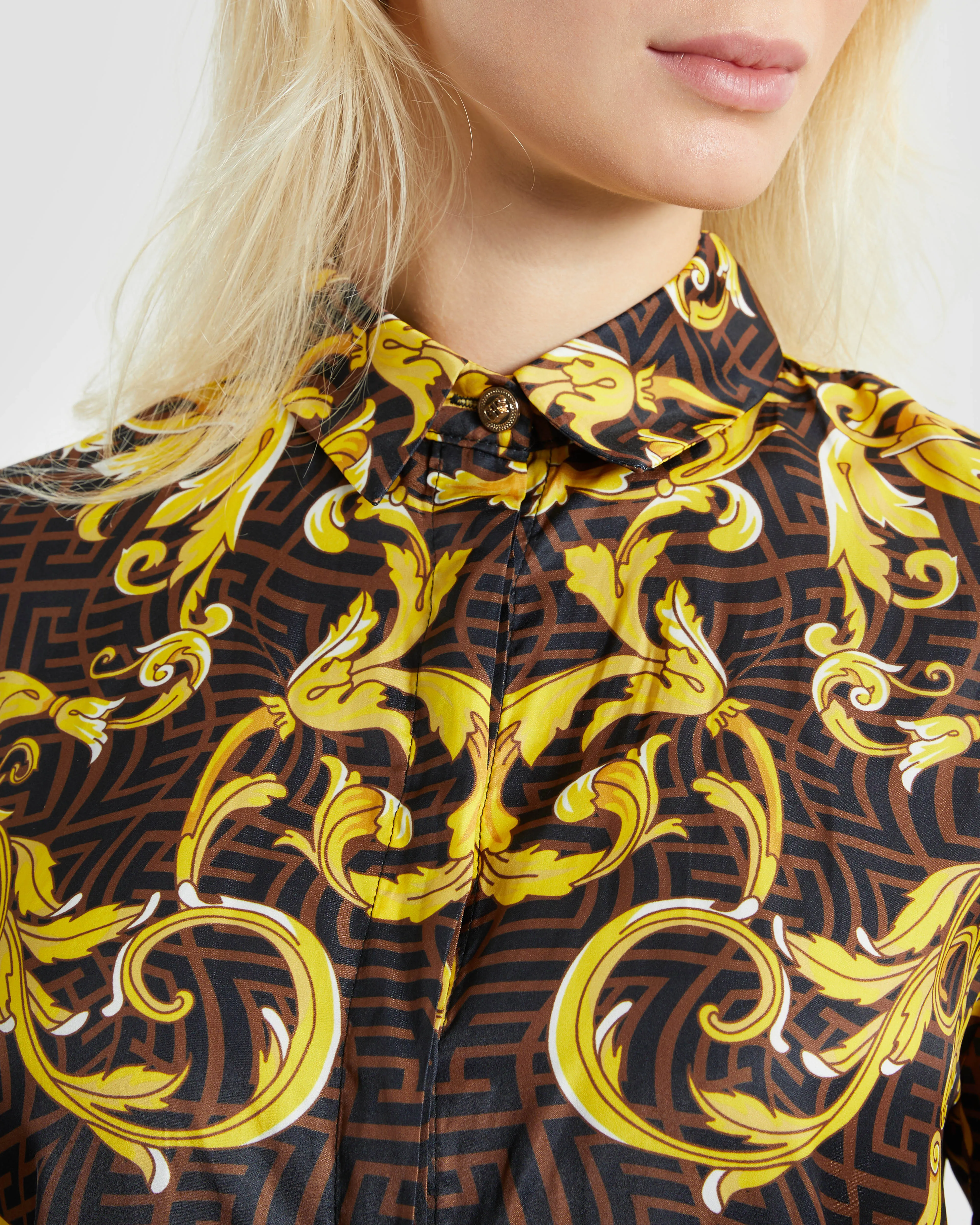 Oriental Baroque Patterned Shirt