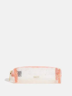 Peach Glitz Pencil Case