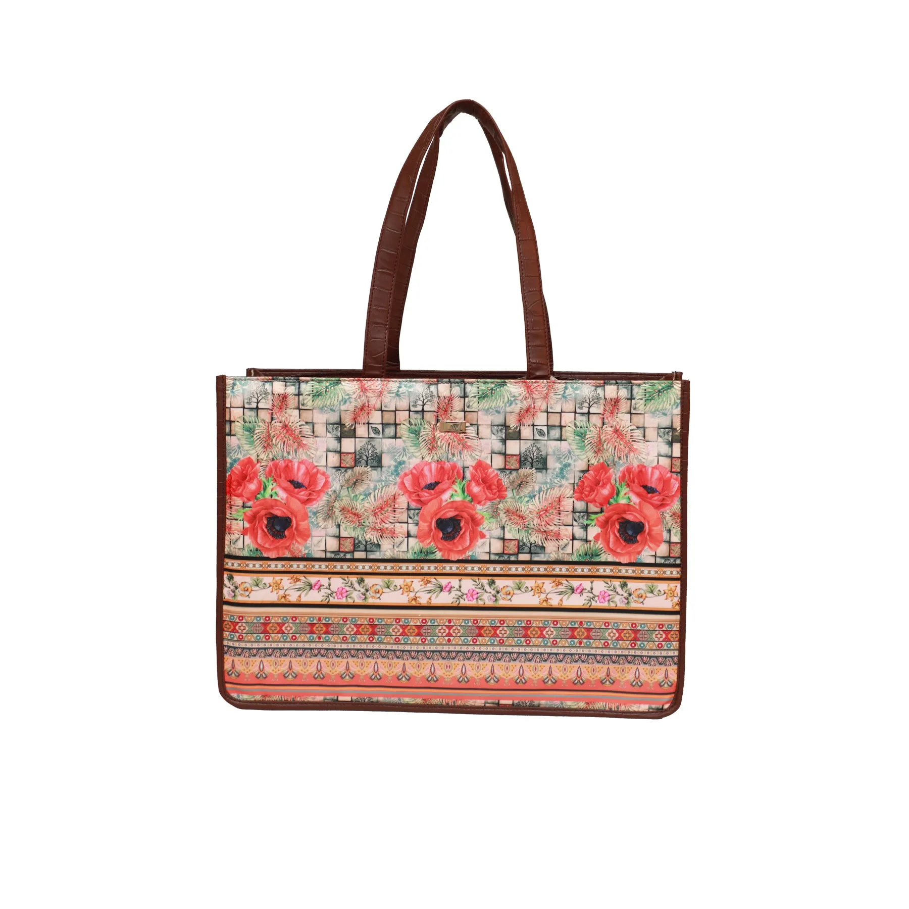 Poppy Mosic Box Tote Bag 1110