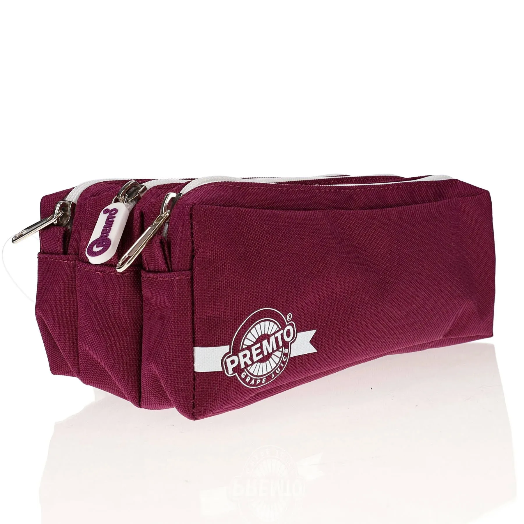 Premto - Pencil Case - 3 Pocket - Grape Juice