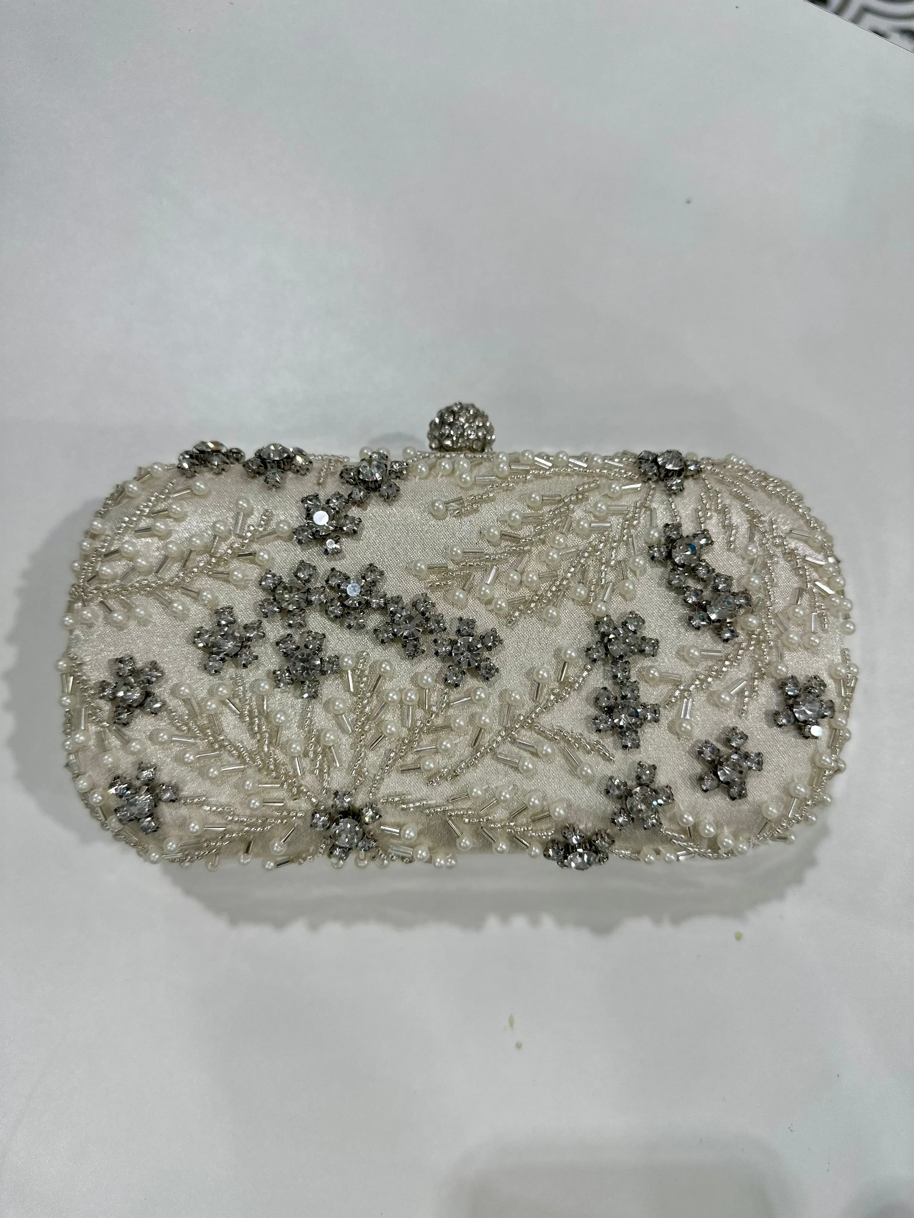 Pretty in Pearls Hardshell Clutch