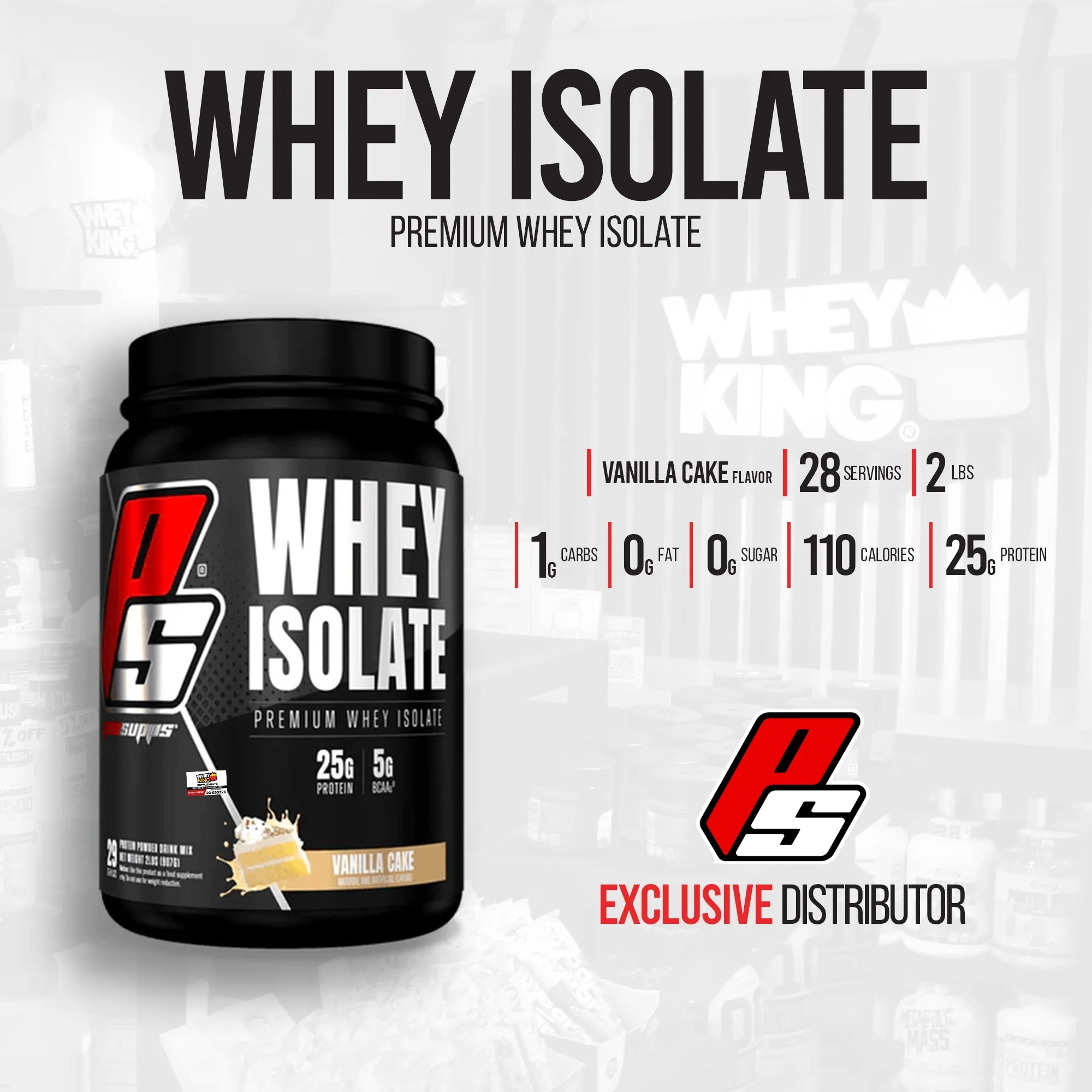 ProSupps Whey Isolate (2lbs)