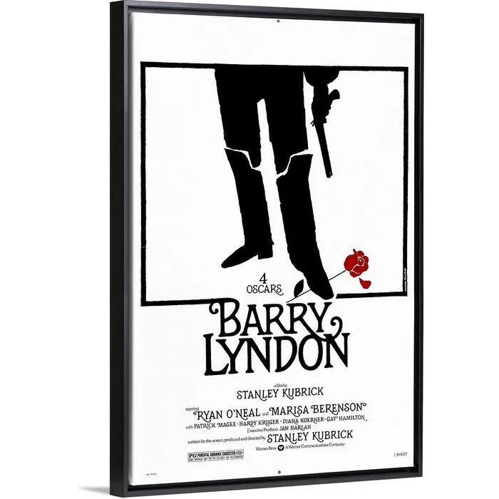 "Barry Lyndon (1975)" Black Float Frame Canvas Art