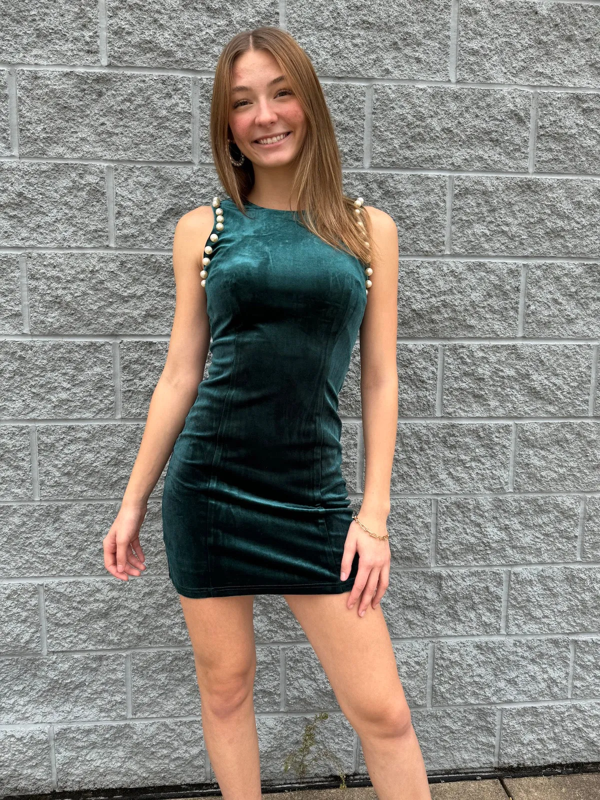 Rachelle - A Gorgeous Velvet Mini Dress