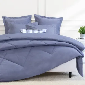 Rae Blue Chambray Comforter