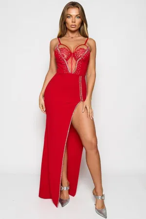 Red Corset Dress