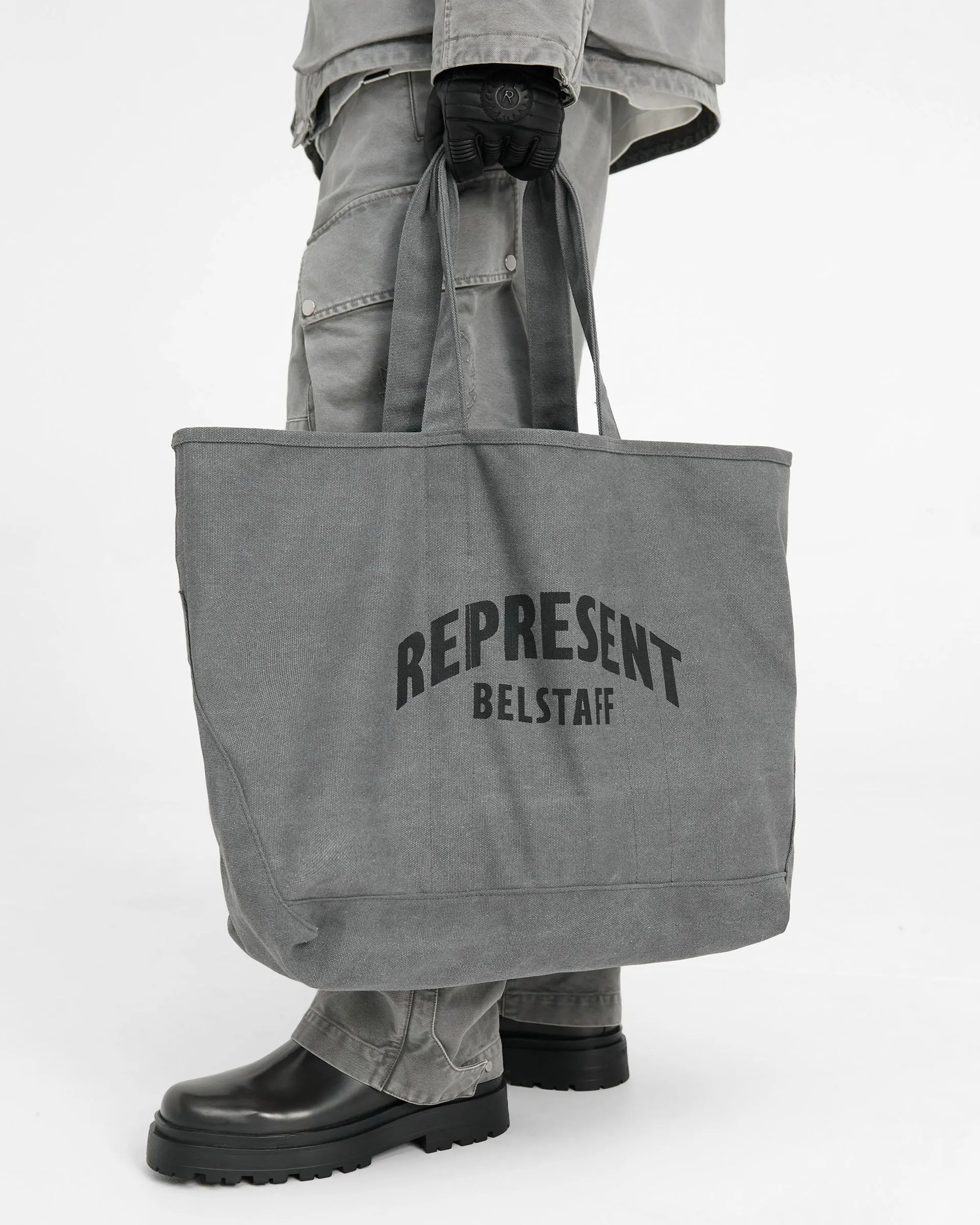 Represent X Belstaff Woven Bag - Shadow