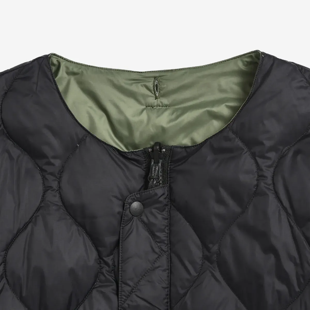 Reversible MA-1 Type Down Jacket (JPNSP) - Dark Olive x Black