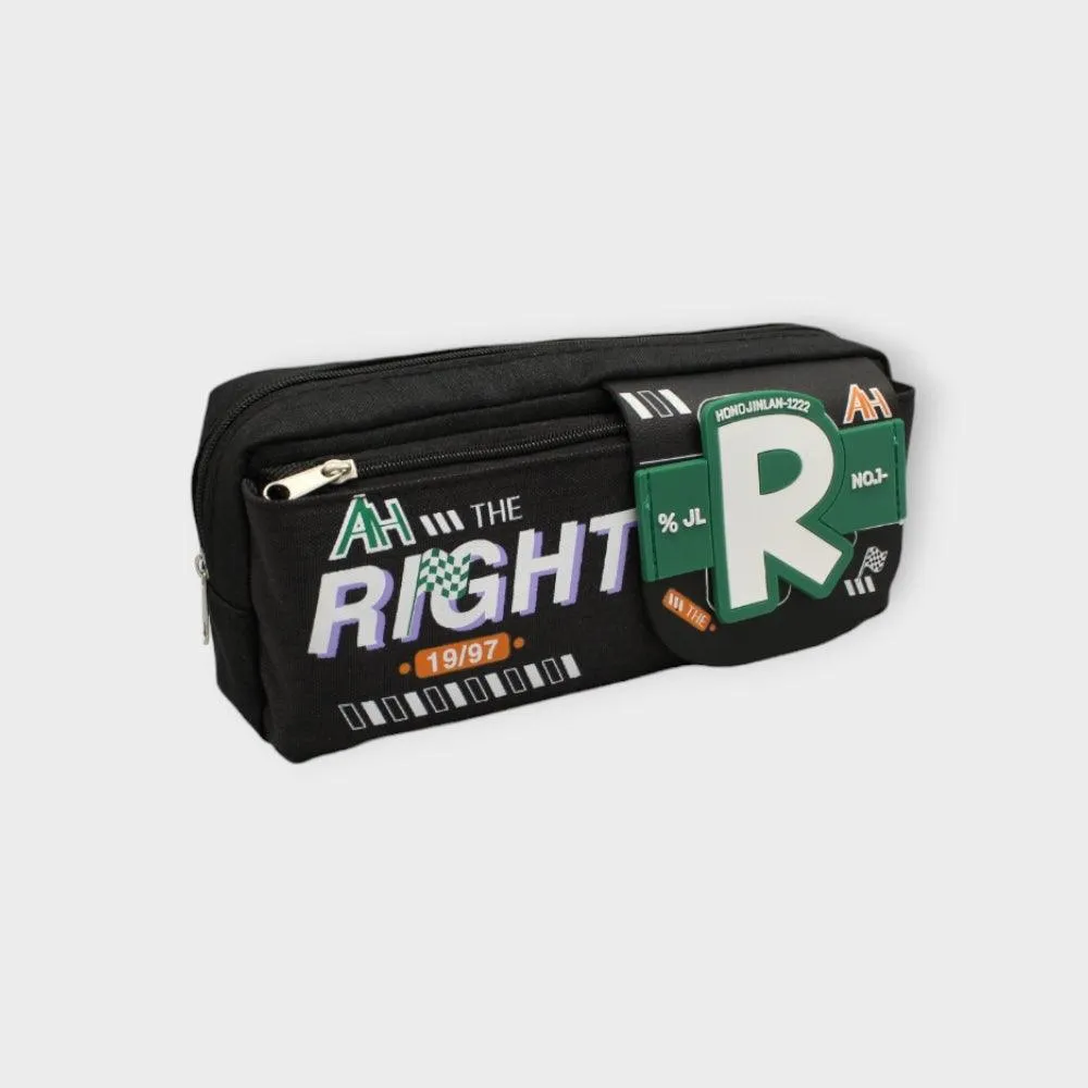 Right Black Pencil Case