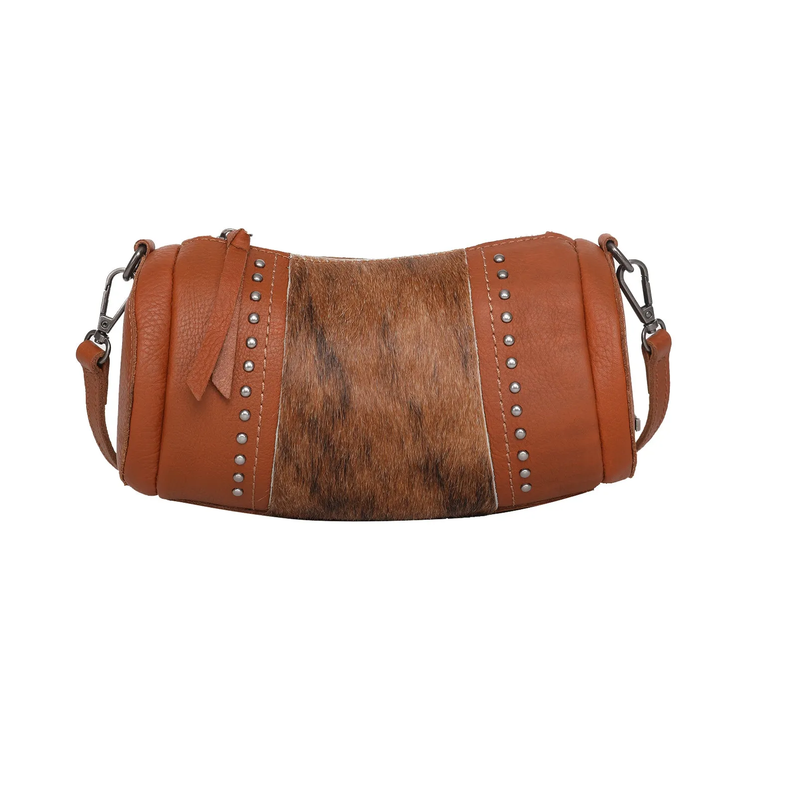 RLC-L156 Montana West Real Leather Cow-Hide Collection Mini Barrel Bag