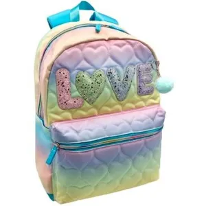 School Bag Blin-Blin Love Turquoise 42 x 31 x 14 cm