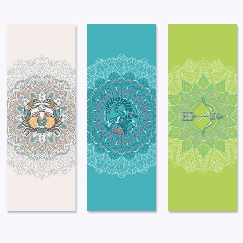 Scorpio: Yoga Mat for Zodiac Lovers. Personalized Sun Sign Pilates mat. Extra thick, Non Slip. WickedYo.