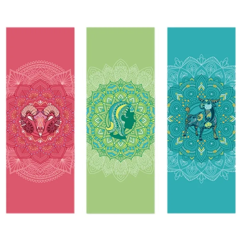 Scorpio: Yoga Mat for Zodiac Lovers. Personalized Sun Sign Pilates mat. Extra thick, Non Slip. WickedYo.