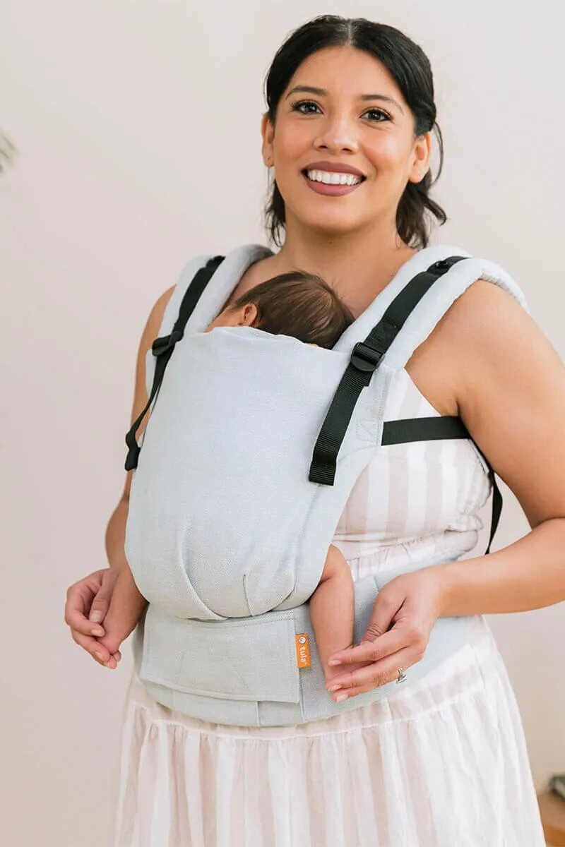 Seafoam - Linen Free-to-Grow Baby Carrier