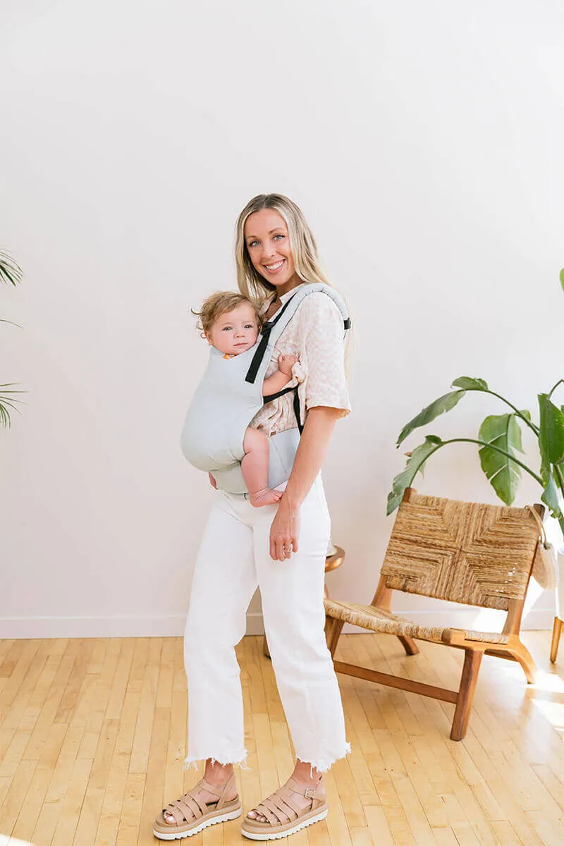 Seafoam - Linen Free-to-Grow Baby Carrier